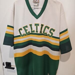 Classic Hardwood Classics White Jersey with Green Trim